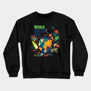 world health day for 2020 Crewneck Sweatshirt